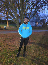 Load image into Gallery viewer, BLUE BTC "STAMPED" UNISEX HOODIE
