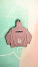 Load image into Gallery viewer, WOMEN'S SALMON OVERSIZED "LINESTEP" HOODIE
