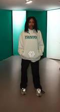 Load image into Gallery viewer, WOMEN'S APPLE GREEN OVERSIZED "LINESTEP" HOODIE
