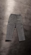 Load image into Gallery viewer, MEN'S GRAY BAGGY DENIM CARGO "ZONE" PANTS
