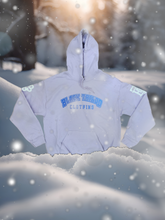 Load image into Gallery viewer, Light Purple Varsity BTC Hoodie
