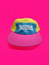 Load image into Gallery viewer, BTC Pink/Yellow Colorblock Wavy Hat
