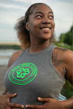 Load image into Gallery viewer, Gray Women's Blaze Crop Top Set
