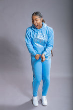 Load image into Gallery viewer, BTC Baby Blue "Vibrant" Hoodie Set
