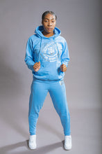 Load image into Gallery viewer, BTC Baby Blue "Vibrant" Hoodie Set
