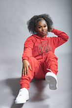 Load image into Gallery viewer, BTC Red "Vibrant" Hoodie Set

