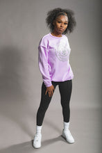 Load image into Gallery viewer, BTC Women's Soft Purple "Slogan Sweater
