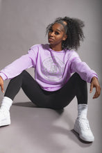 Load image into Gallery viewer, BTC Women's Soft Purple "Slogan Sweater
