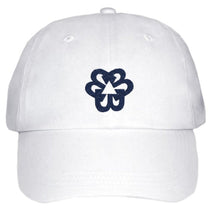 Load image into Gallery viewer, Black Triadd Logo "White Novel" Hat
