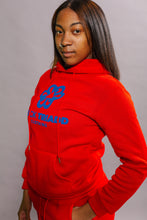 Load image into Gallery viewer, Red BTC Women's Gleam Hoodie Set
