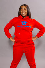 Load image into Gallery viewer, Red BTC Women's Gleam Hoodie Set
