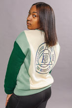 Load image into Gallery viewer, Women's Green and Tan BTC Signature Muti Sweater
