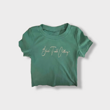 Load image into Gallery viewer, Turquoise Hancock Women's Crop Top
