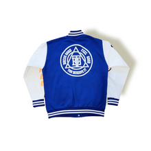 Load image into Gallery viewer, BTC Blue Signature Varsity Jacket
