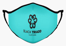 Load image into Gallery viewer, BTC "Wavy Blue" Face Mask 🌊
